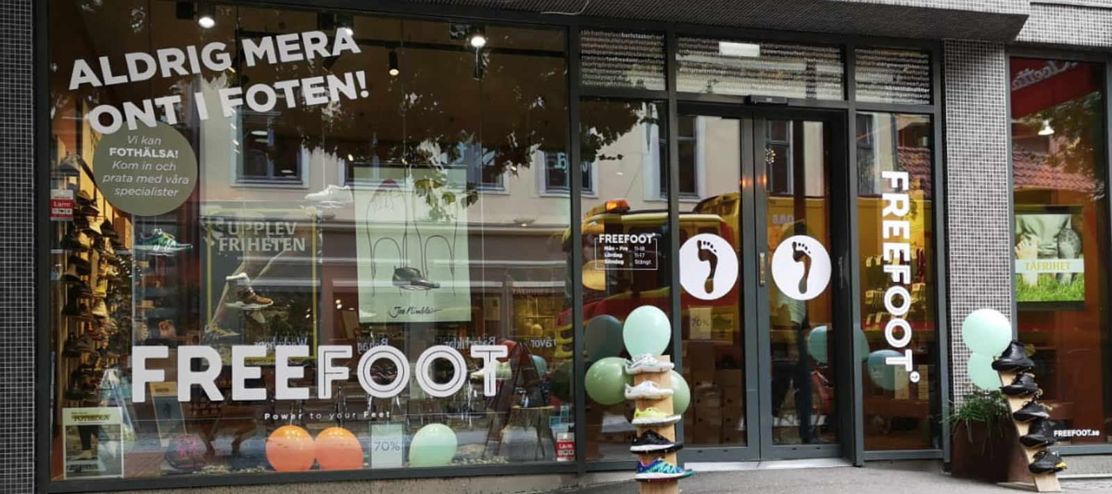 Din fysiska butik för barfotaskor  – upplev skillnaden med Freefoot