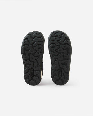 Undersidan av Reima barnsandaler i marinblått – slitstark sommarsandal med skyddande tådel, justerbar dragsko och ventilerande mesh för aktiva barn