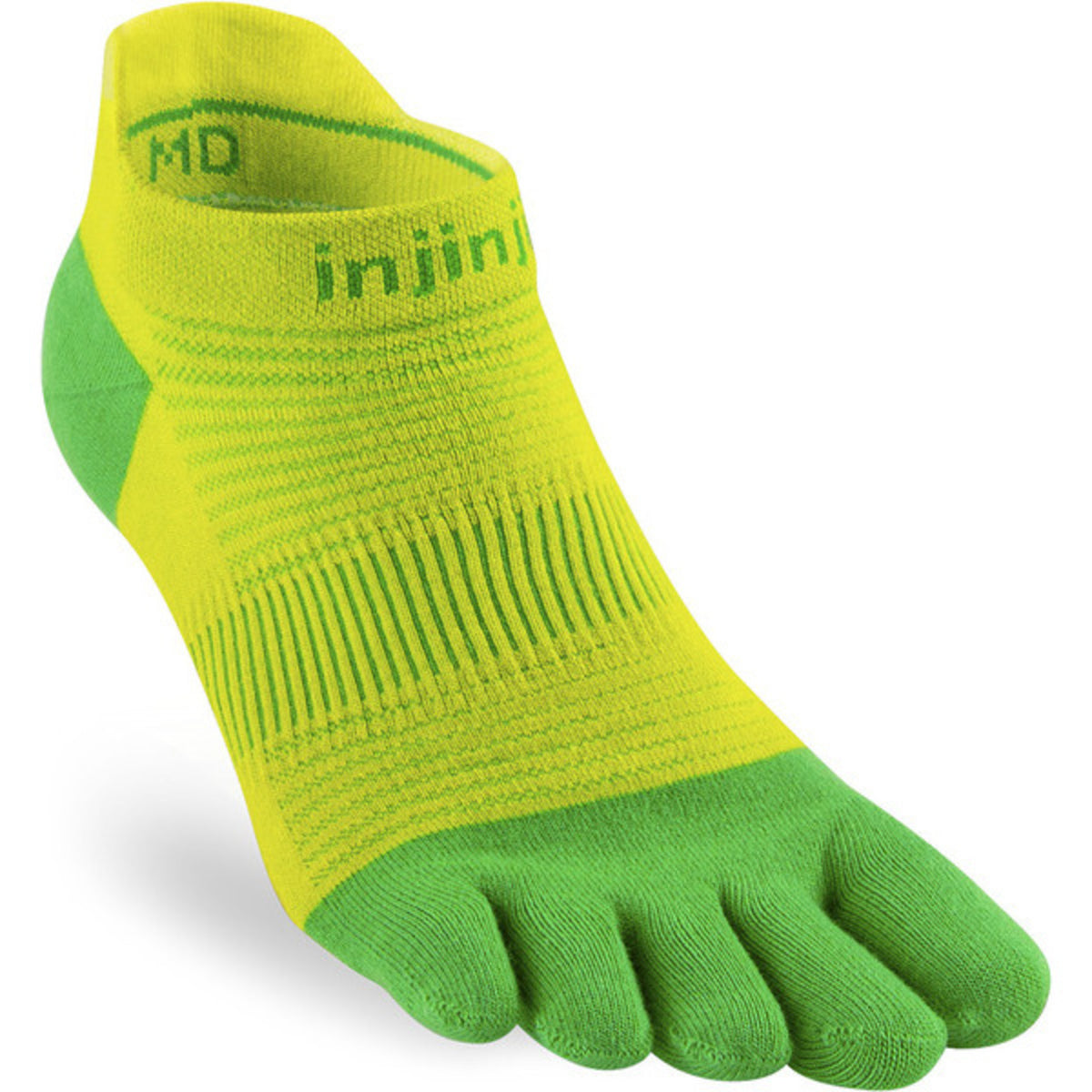 Injinji Run No Show Limegrøn