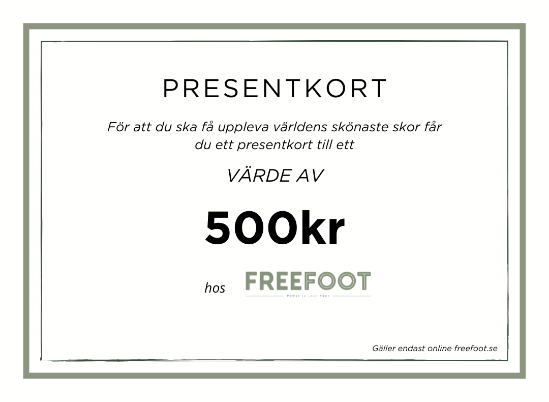 Freefoot Sverige Gavekort