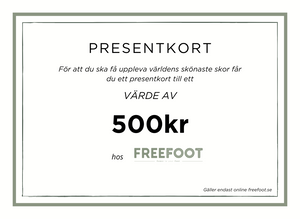 Freefoot Sverige Gavekort