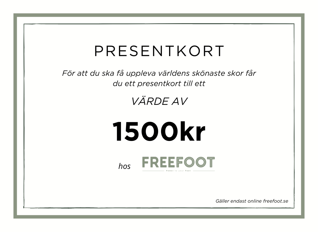 Freefoot Sverige Gavekort